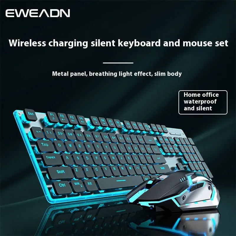 Wireless Bluetooth keyboard with mute button in cherry blossom pink colour