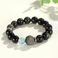 Silverstone women's bracelet with fox charm and diamond-shaped crystal beads in multiple colours