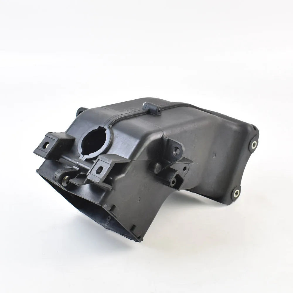 Black motorcycle ventilation pipe for Yamaha models, dimensions 280mm by 170mm by 160mm.