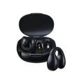 Retro black Bluetooth headset with breathing light and padded ear cups on a white background