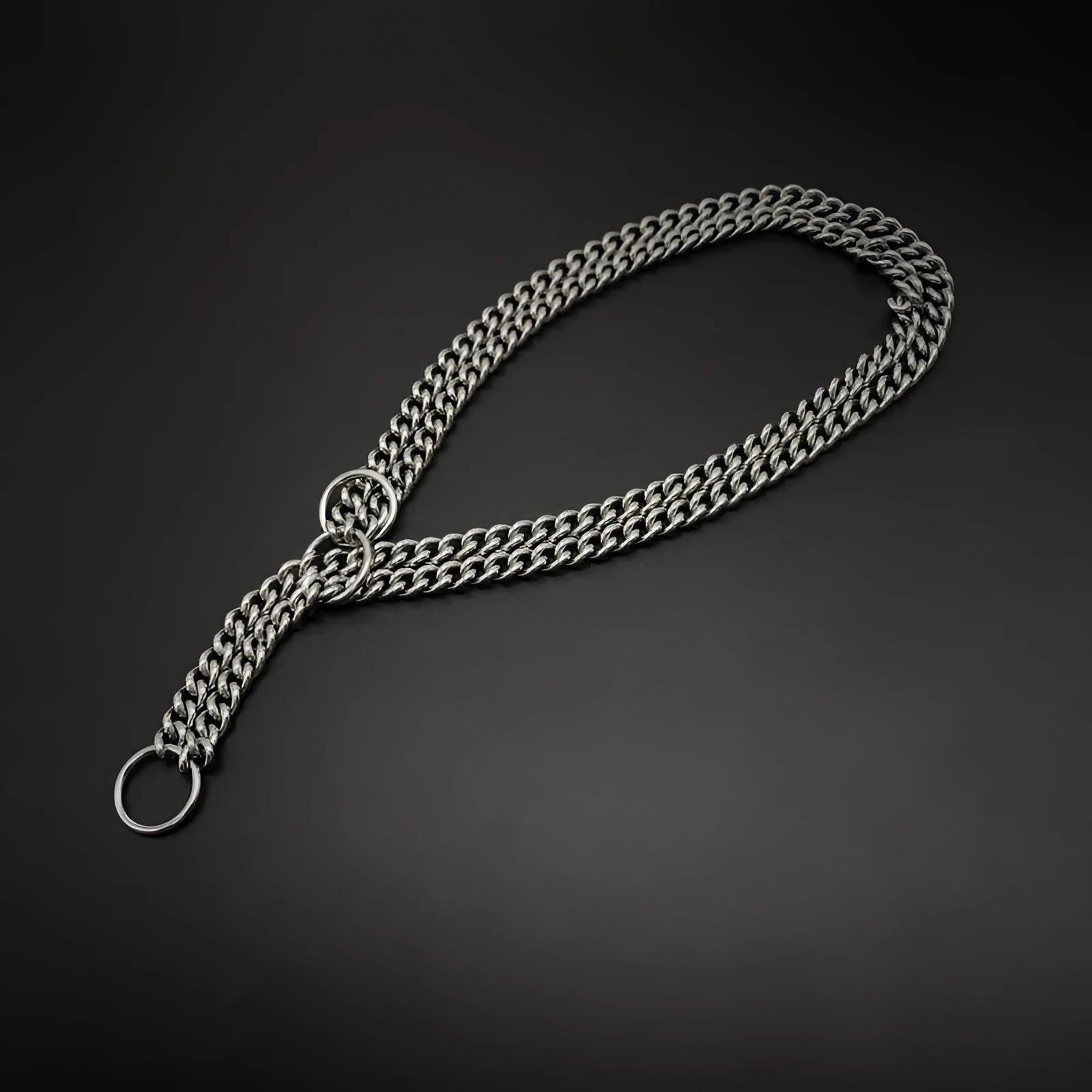 304 stainless steel explosion-proof pet collar in steel colour for small and medium dogs and cats