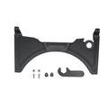 Black motorcycle cockpit fairing modification accessory for BMW R1250GS and R1200GS models