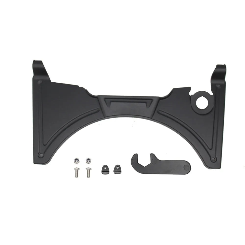 Black motorcycle cockpit fairing modification accessory for BMW R1250GS and R1200GS models