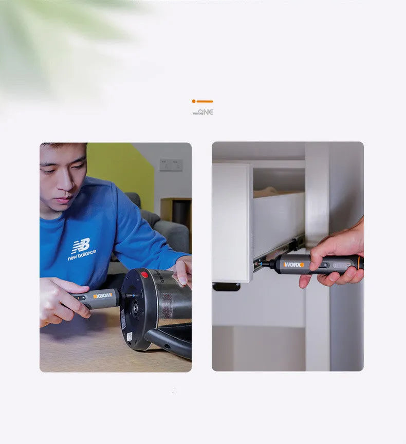 WX240 3.6V cordless electric screwdriver with variable speed, forward and reverse, and torque control