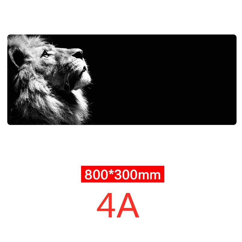 Oversized mouse pad 300x800mm with non-slip rubber base and cloth surface heat transfer print style 10A