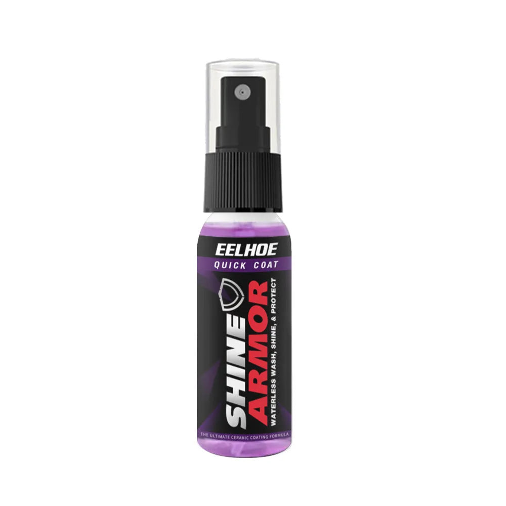 Purple automobile nano coating agent spray bottle for car maintenance