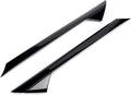 Black Ford front windshield trim panel set for BB5Z-7803144-AA or BB5Z-7803145-AA replacement