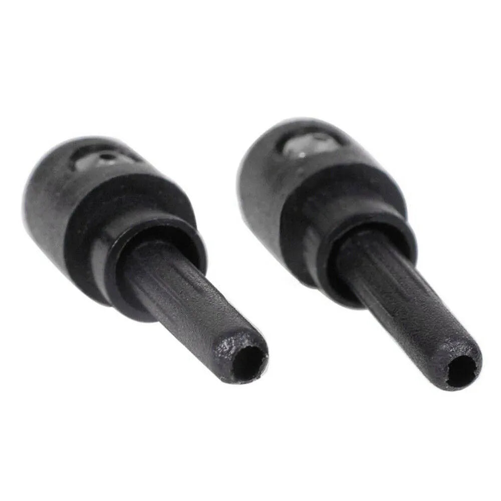 Black plastic rear windscreen washer jet nozzle for Volkswagen Audi Skoda cars