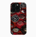 Scratch resistant phone case with large hole cutout for iPhone 15 Pro Max, glossy hard shell finish