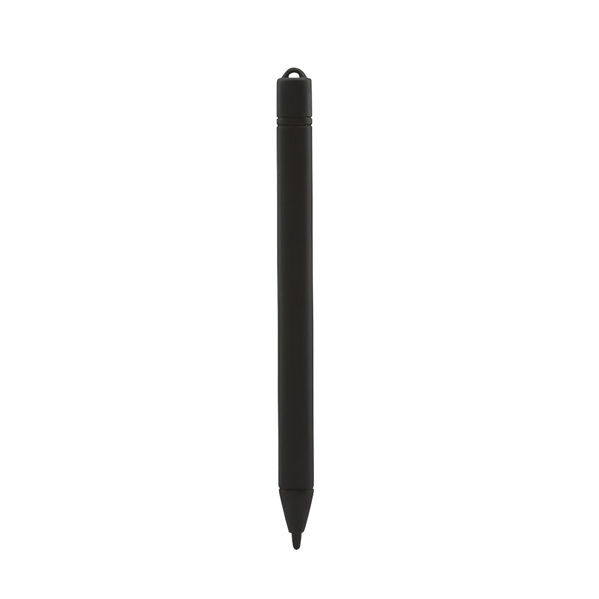 Black plastic digital stylus pen for tablet drawing and editing, 116 mm length