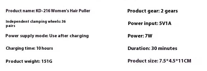 KEDA-216 coloured USB electric epilator for full body hair removal with brush cleaner