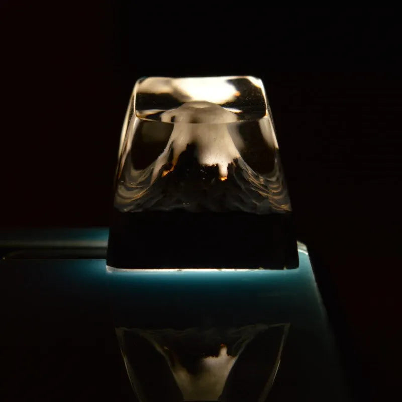 Qianshan Muxue single resin keycap for mechanical keyboard, colour options shown