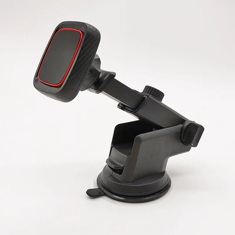 Hose black coloured universal car phone holder with long brush design for air vent or windshield mounting