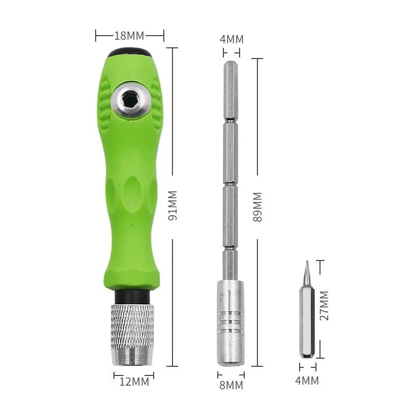 32-in-1 precision screwdriver set for mobile phone and digital device repair