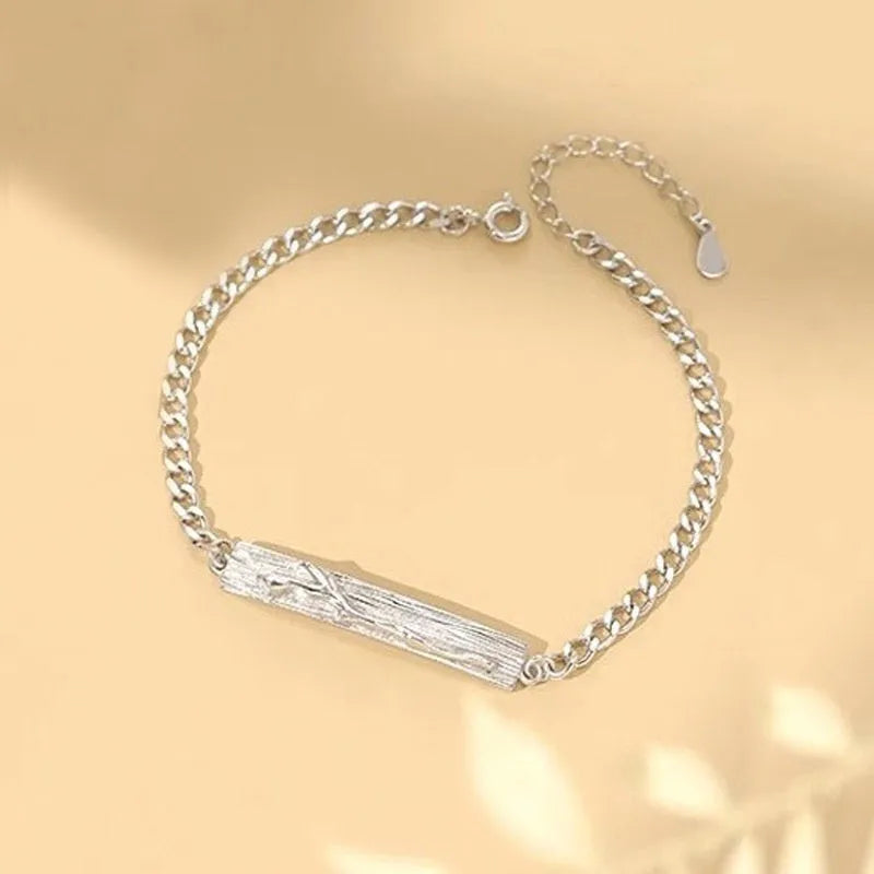 Hand-made new Chinese style bracelet with floral resin beads for couples.