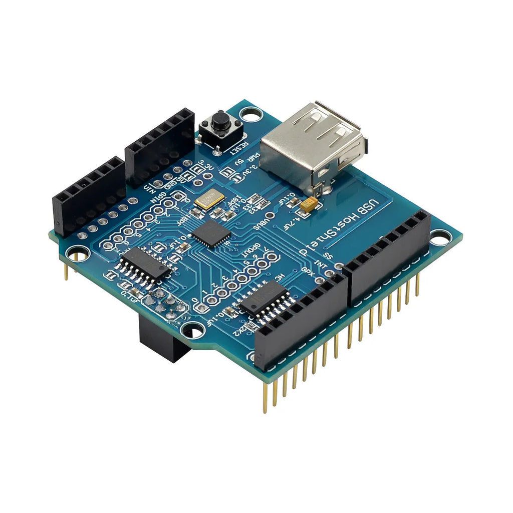 USB host shield board for Arduino Google ADK and MEGA, Model 3421, flank installation