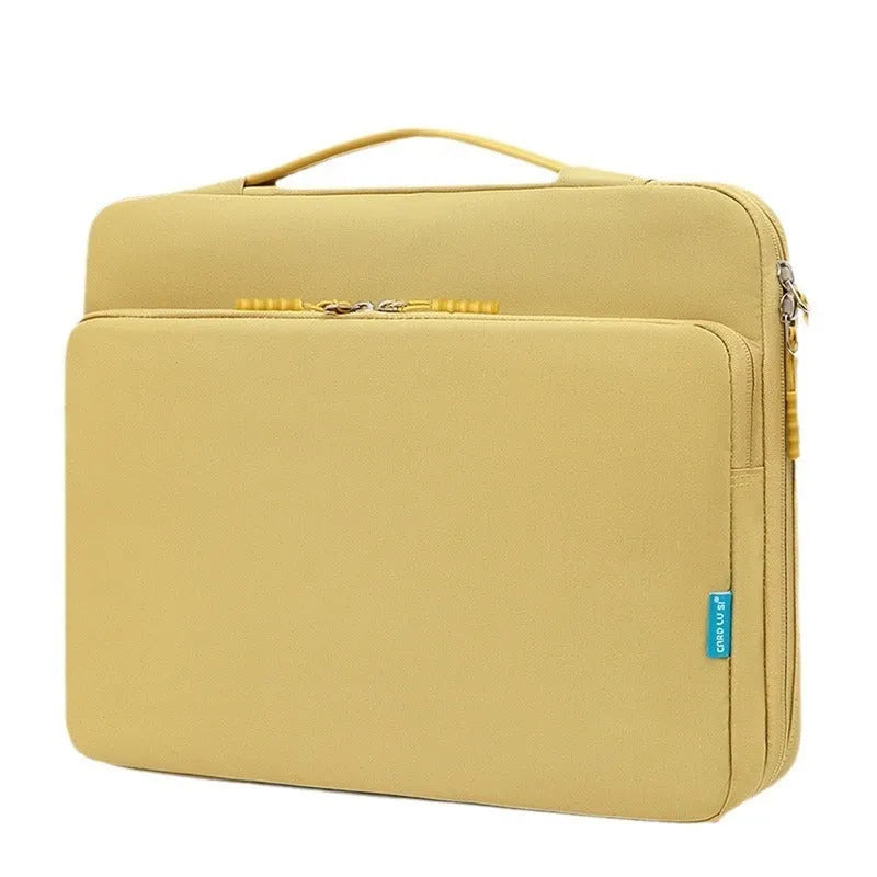 Oxford cloth laptop liner bag with thick soft velvet shockproof cotton lining, neutral design, available in six colours