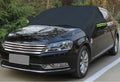 Car windshield frost cover 169x238cm black silver universal fit for outdoor protection