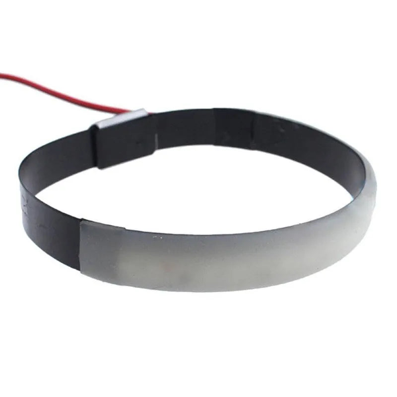 Motorcycle front shock LED ring turn signal yellow light universal fit 12V