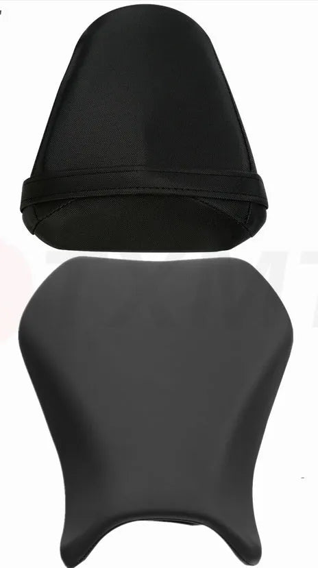 PU leather seat cover set for Suzuki GSXR1000 motorcycle front and rear seats.