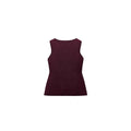 Dark red slim fit sweater vest with gold buttons and 3D patterns, sleeveless cardigan design
