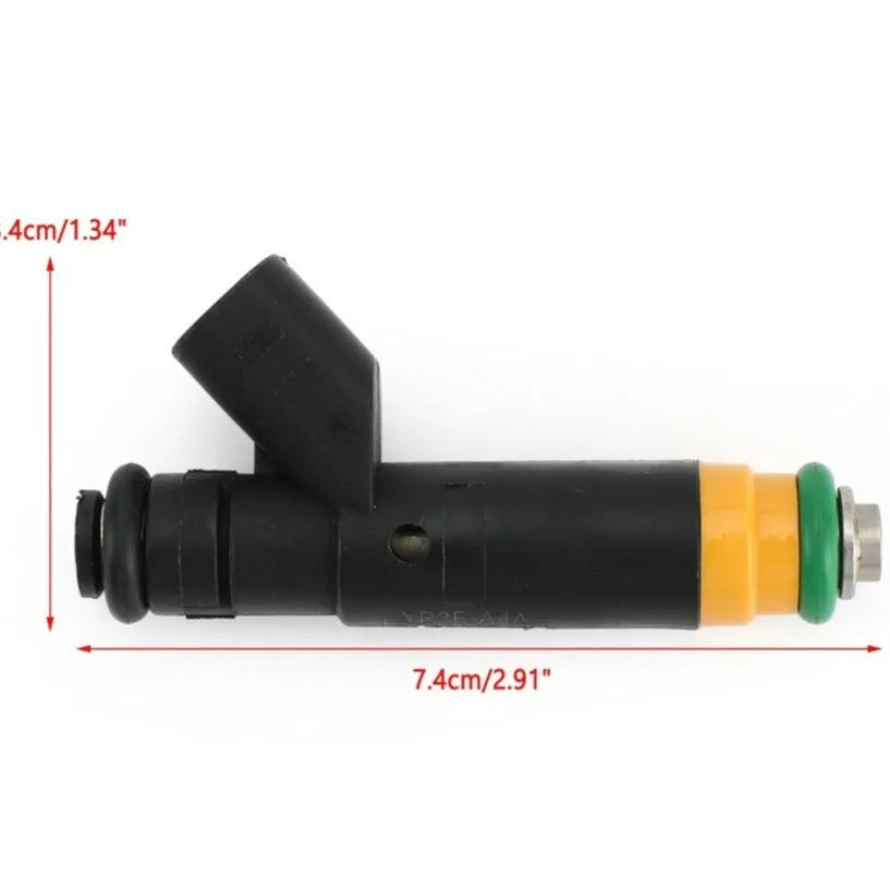 Black fuel injector for Ford F150 compatible with YR3E-A4A CM4881 CM4955