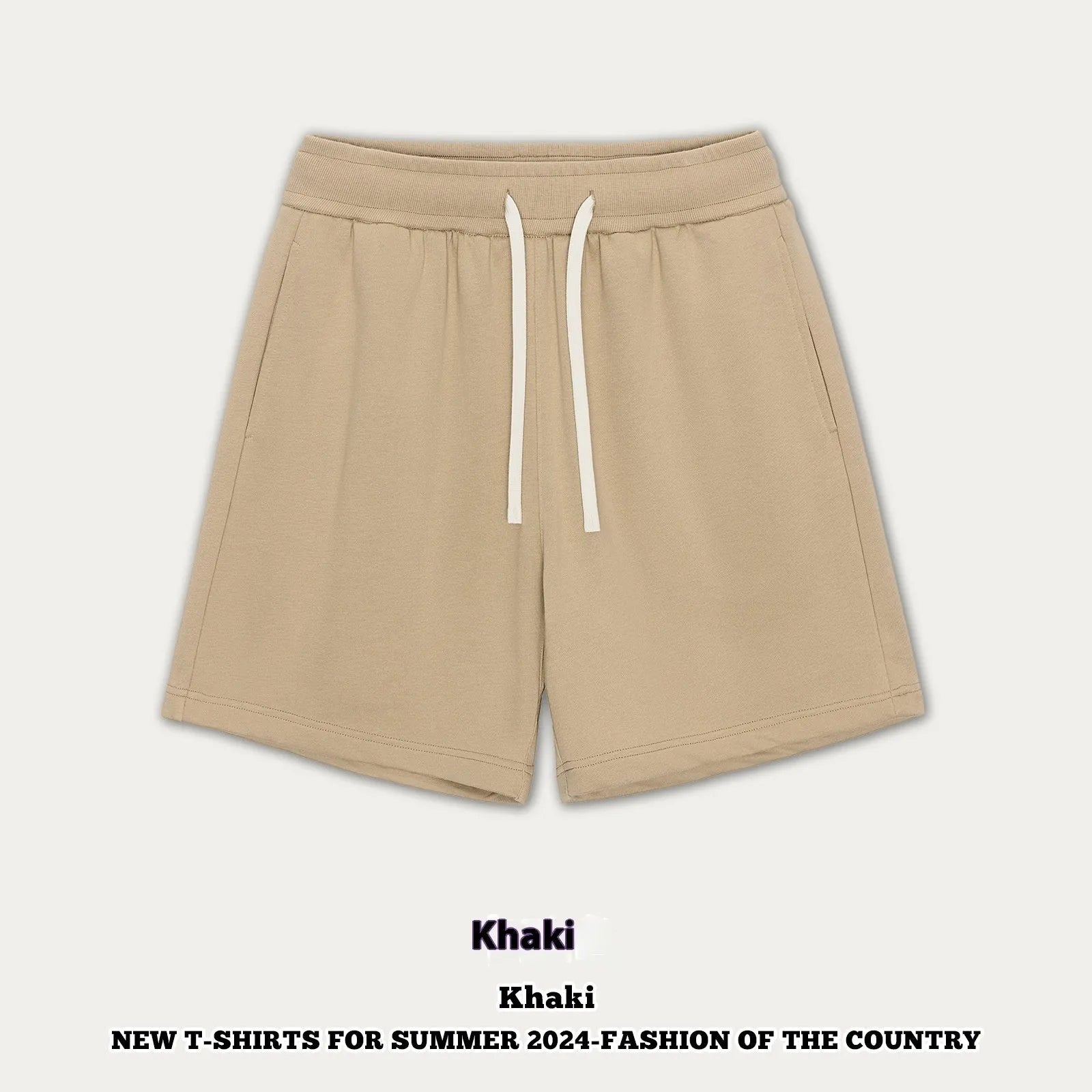 Cotton denim summer shorts for baby boy or girl in loose fit with five colour options