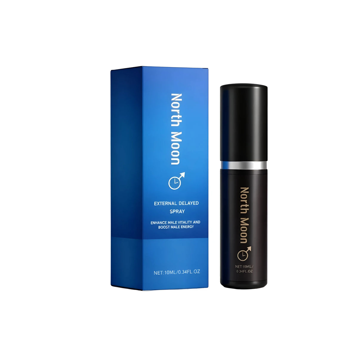 Male intimate care spray 10ml bottle with ginger extract and clove leaf oil for personal hygiene