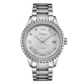 Men's automatic mechanical watch with luminous hands and a waterproof case in silver or gold finishes.