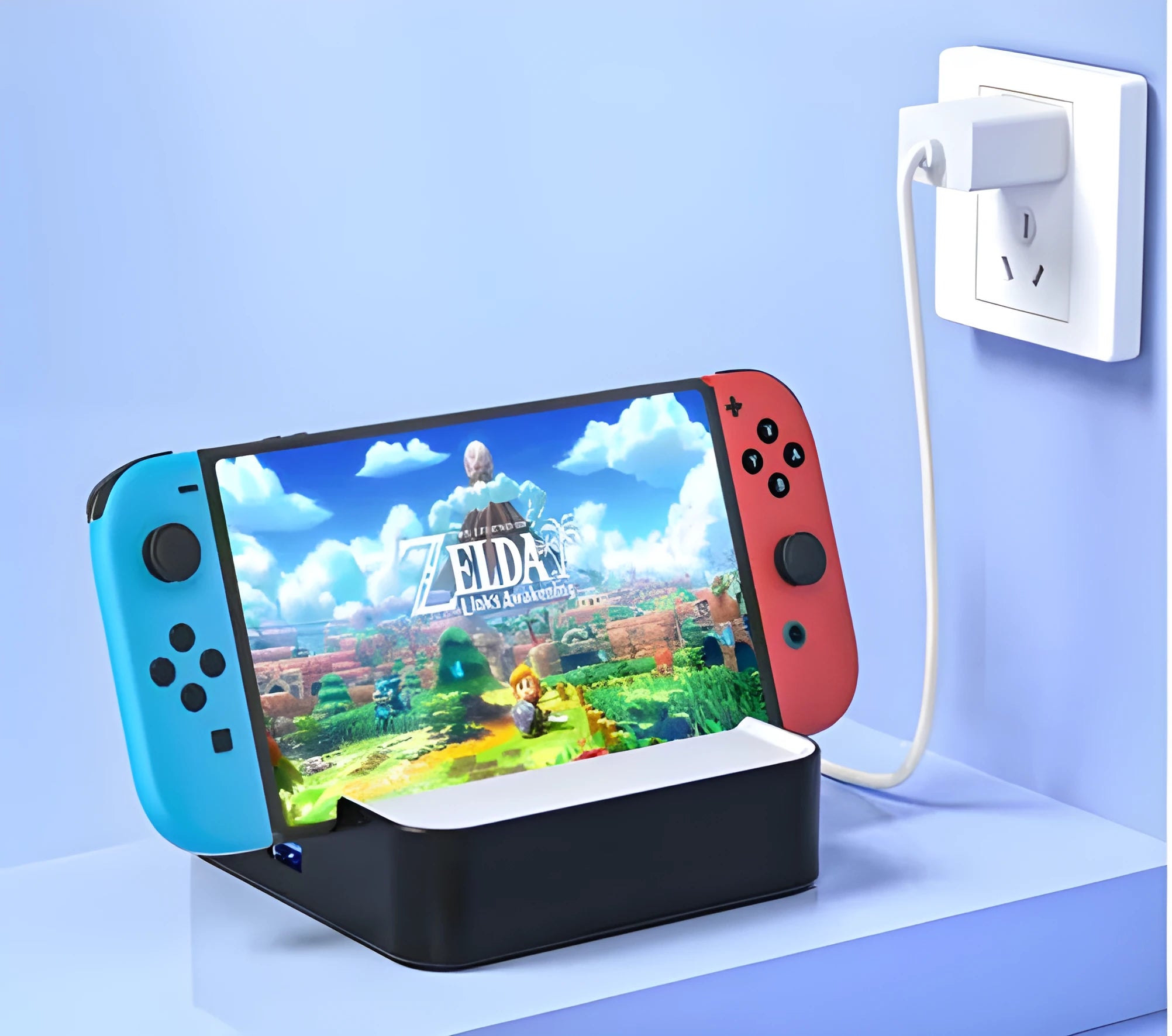 Portable game console adapter extension with aluminium alloy housing for 4K projection.