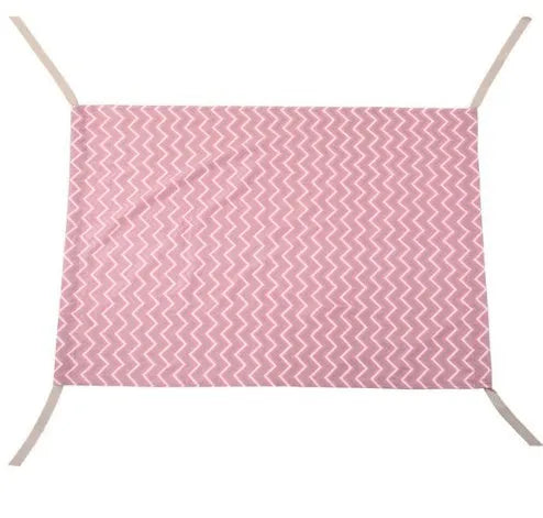 104x76cm crushed velour baby crib hammock attached to crib with SIDS risk reduction design