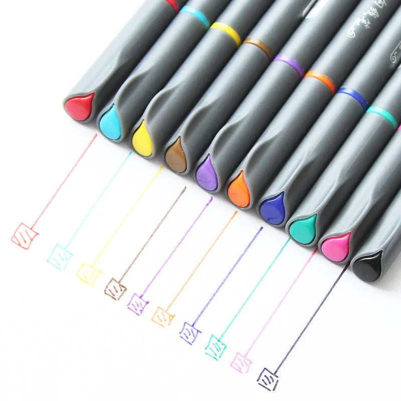 0.38mm technical drawing syringe pen set of 10 for architectural drafting