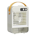 Dark green USB desktop air humidifier with compact design for dormitory or office use.