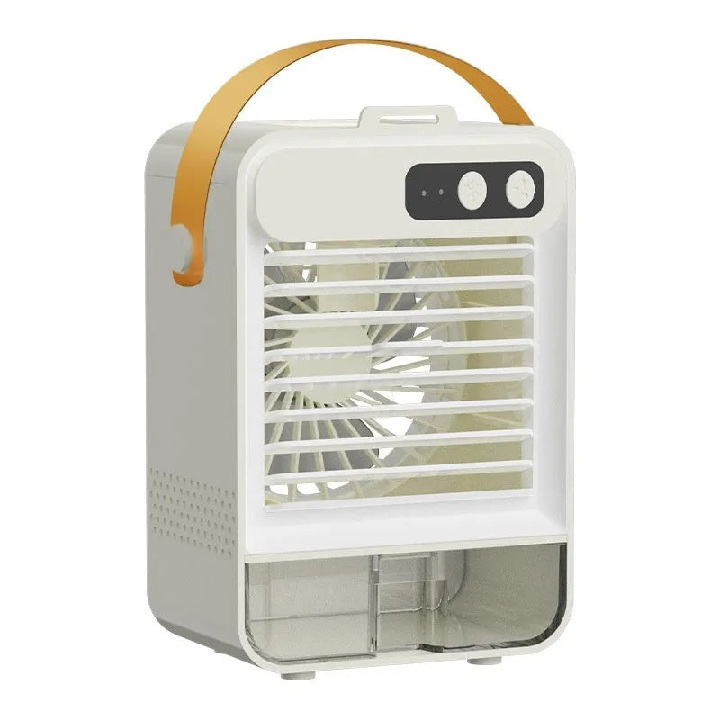 Dark green USB desktop air humidifier with compact design for dormitory or office use.
