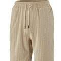 Men's loose-fit breathable jacquard casual shorts in navy blue, black, burgundy, khaki and light blue, sizes S to 3XL