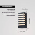 IP65 18W outdoor wall lamp with aluminium PC shell for balcony, stairs, and garden, warm white or pure white.