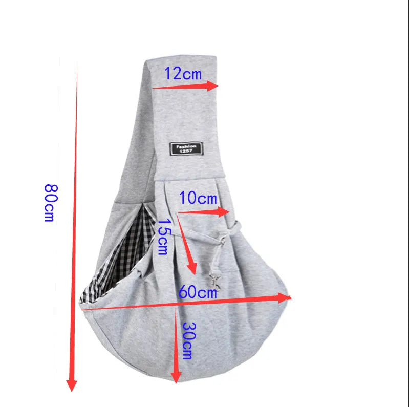 Breathable mesh cat messenger bag folded with adjustable strap in summer colour option