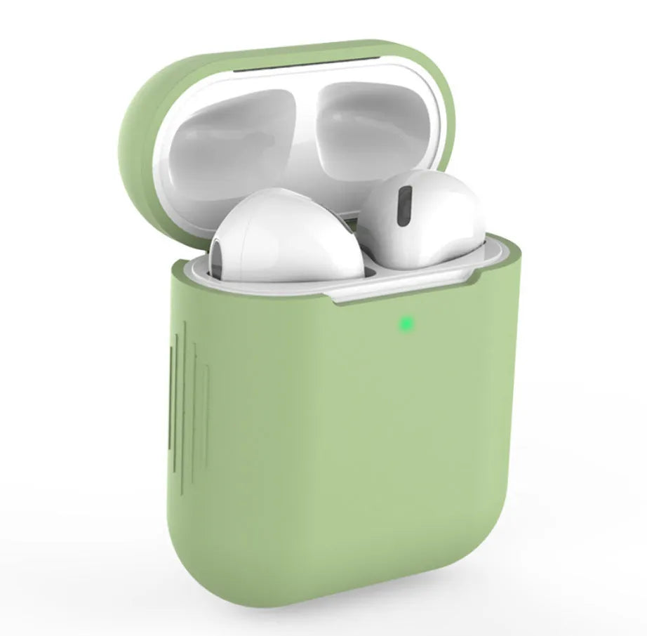Silicone protective cover for Apple AirPods2 wireless headset in multiple colours
