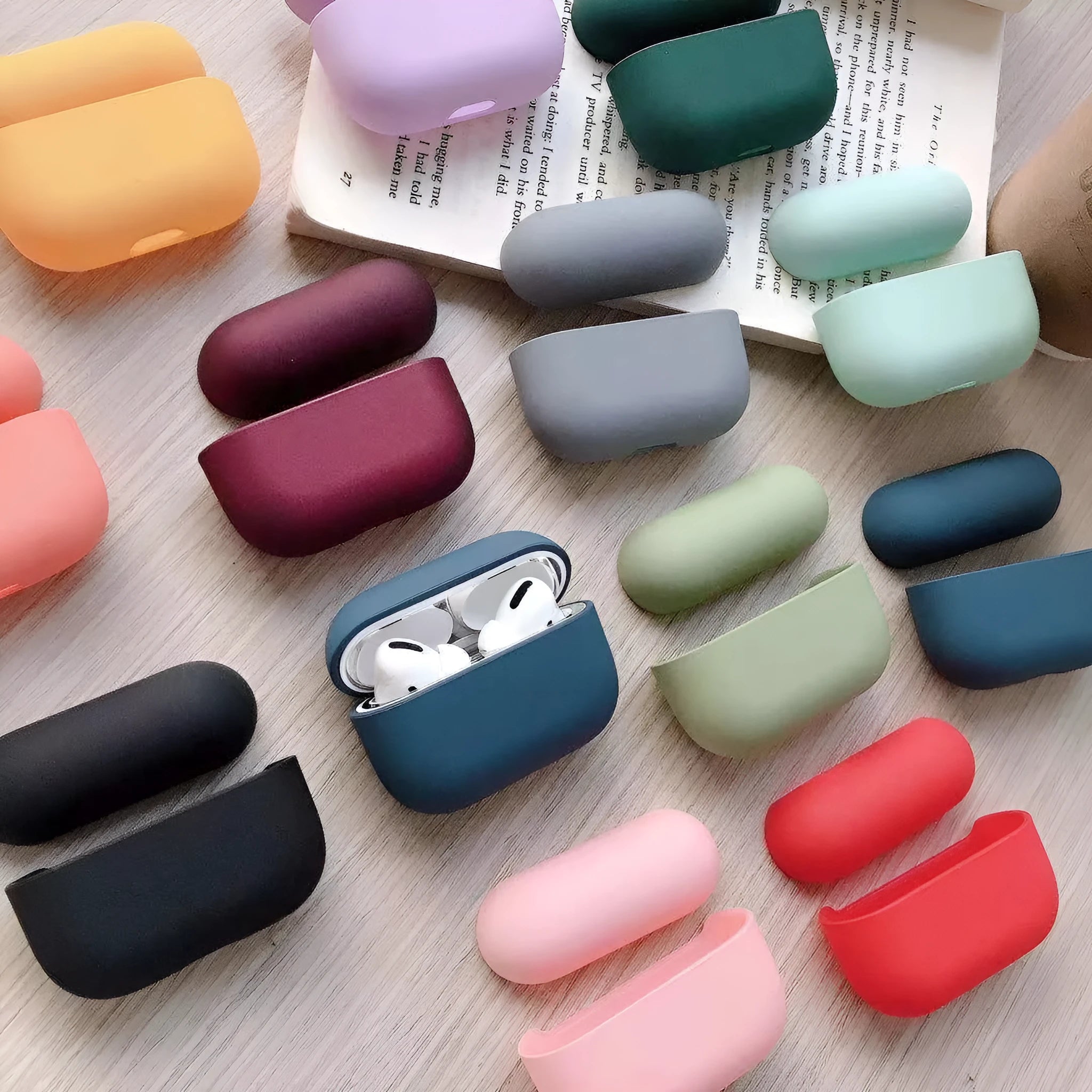 Plastic protective case for Apple AirPods 3 Pro in various colour options