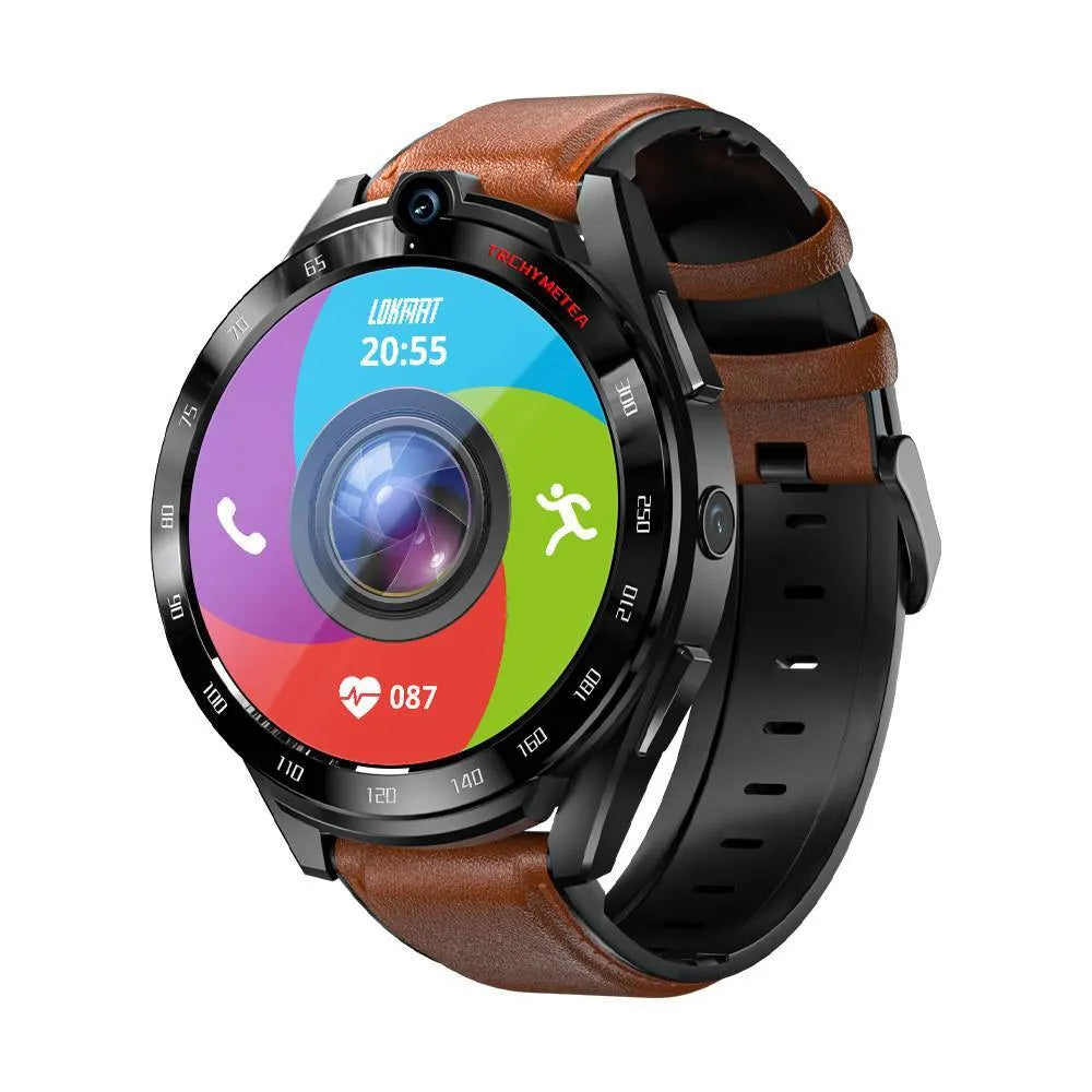 All Netcom student phone smart watch with 1.6-inch TFT screen and silicone strap on wrist