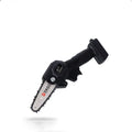 EU Model 002 wireless 6-inch lithium battery chain saw with rechargeable battery and bare metal option