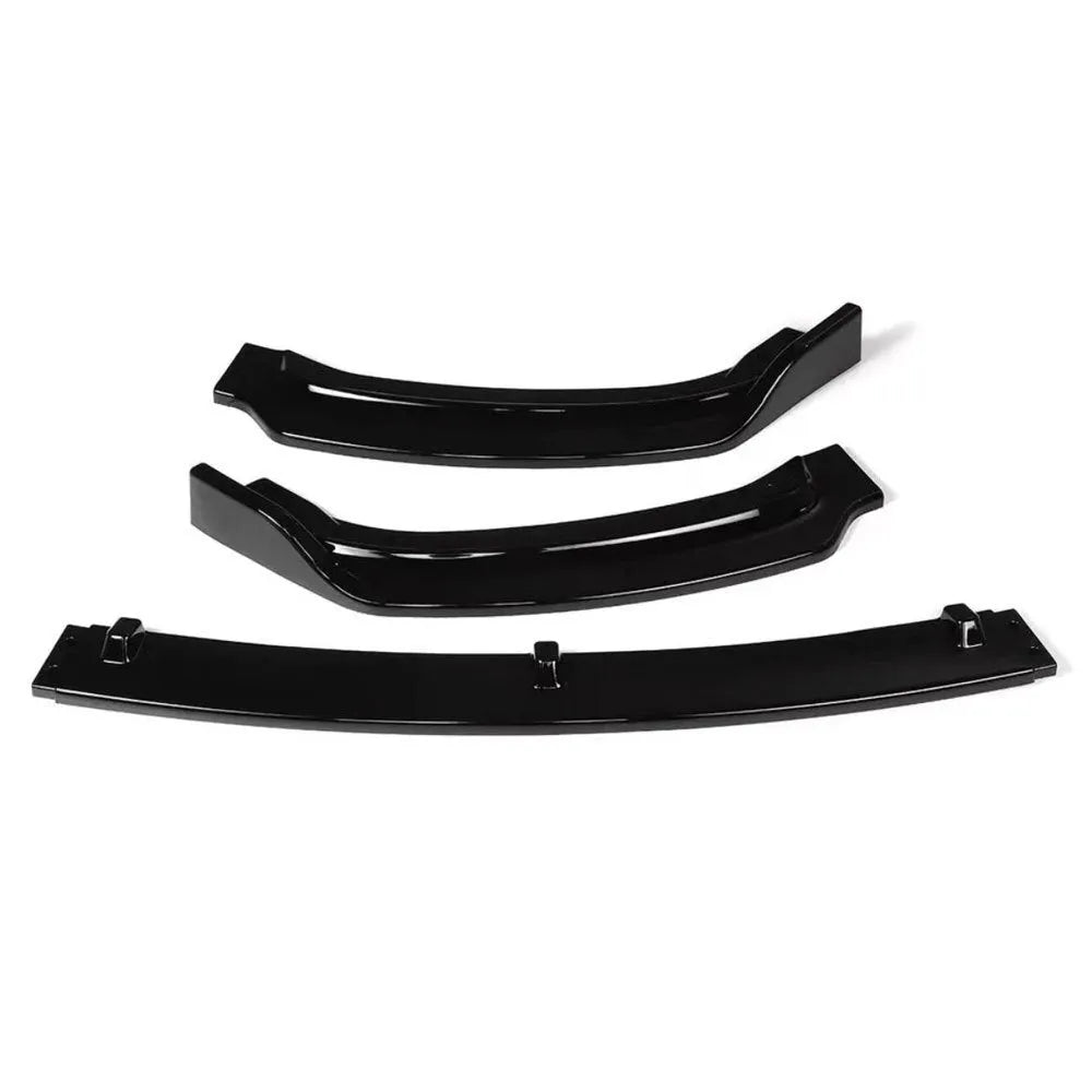 BMW 3 Series F30 F35 black polypropylene front bumper lip spoiler