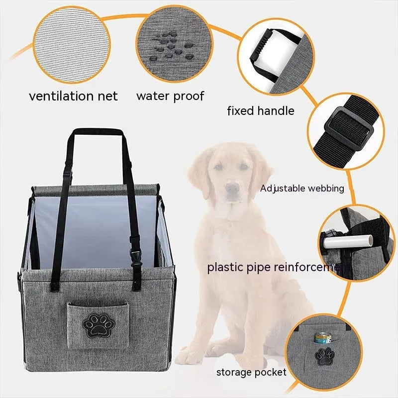 Oxford cloth pet crate with tunnel extension in black, grey or brown colour options