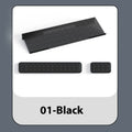 Double sided keyboard and mouse pad with memory foam wrist rest in various colour options