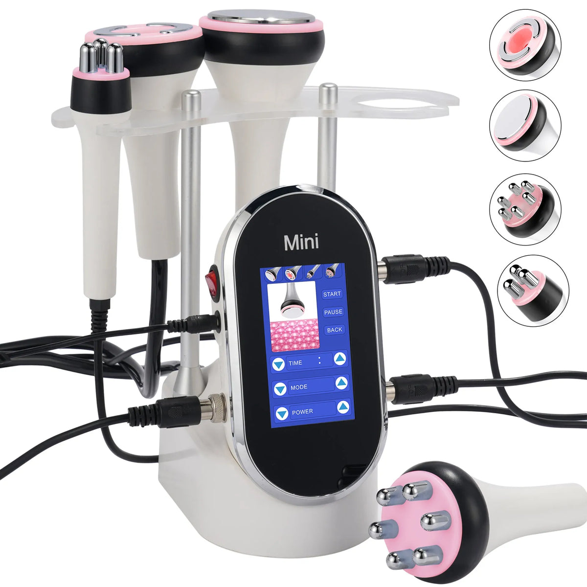 4-in-1 40K cavitation machine ultrasonic beauty device for facial and body care with ten gears