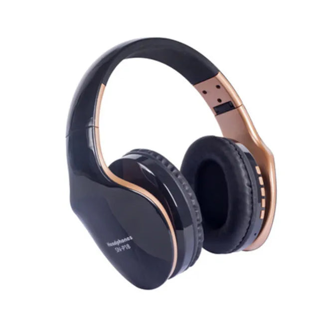 HobbyLane Bluetooth wireless headset with 40mm drivers in black, red, and white colour options