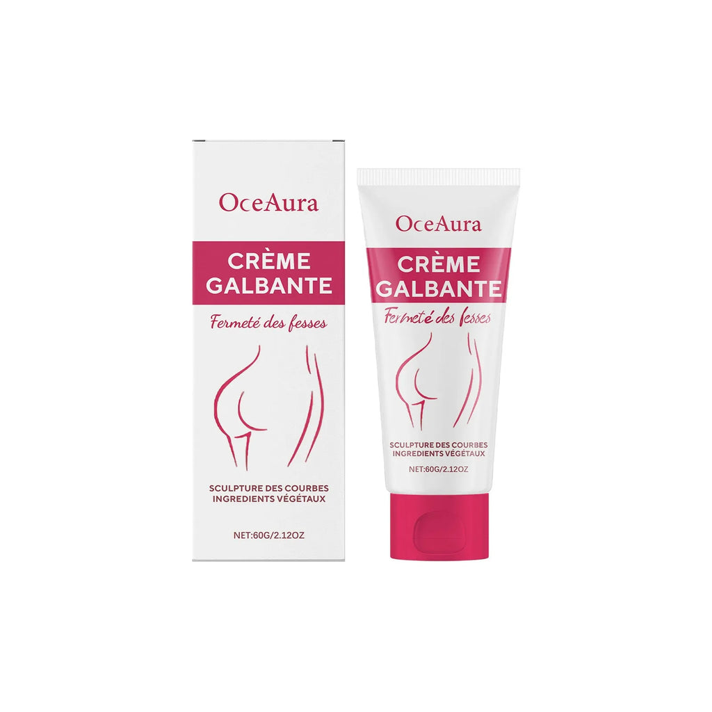 Jar of hip and neck moisturising cream with botanical extracts, 60g capacity.