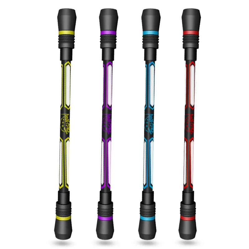 Frosted silica gel grip anti slip rotary pen with 0.35mm needle point.