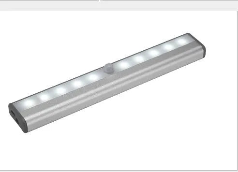 LED sensor light with infrared motion sensor and aluminium shell for cabinet use