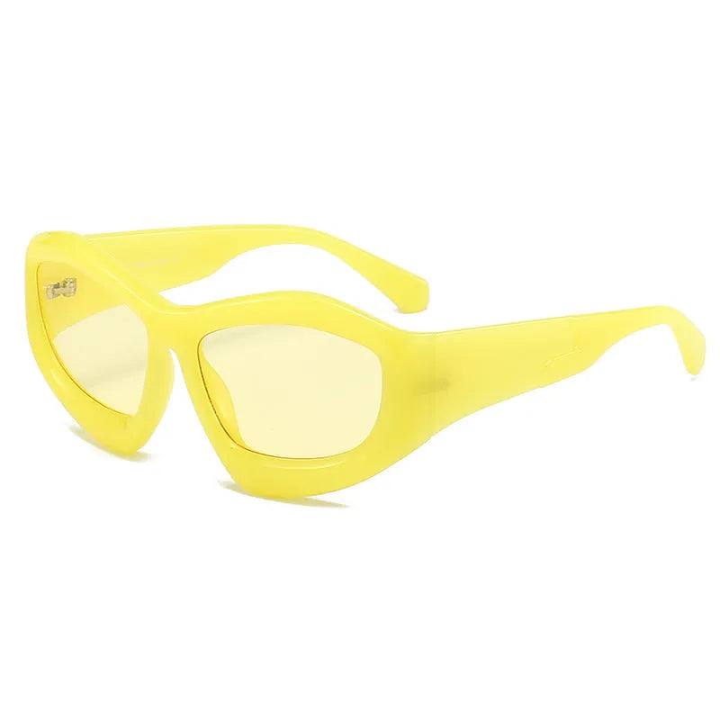 Concave shape sunglasses for men and women with bubble element design